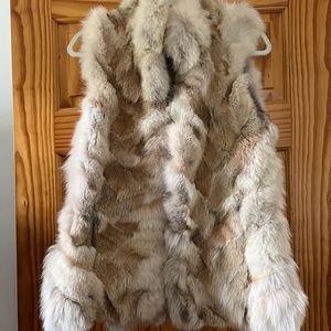 Michael Kors coyote fur vest XS